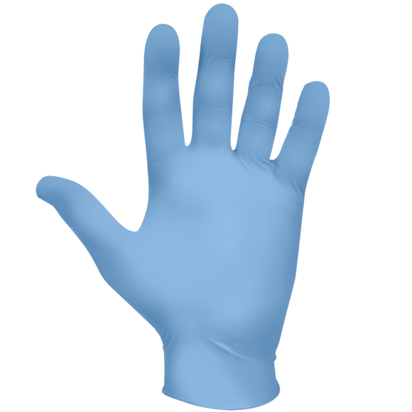 Showa Nitrile Biodegradable Disposable Gloves (Blue, L/8-9)
