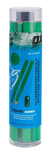 Ox Tools Trade Carpenters Pencils with Sharpener