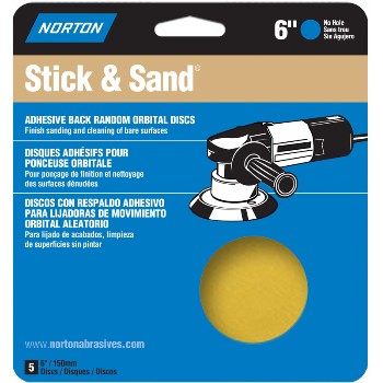Norton 07660702500 48911 6 40 Stik & Sand Disc