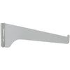 Knape & Vogt 180 Series 14 In. Anochrome Steel Regular-Duty Single-Slot Shelf Bracket
