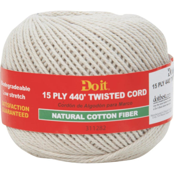 Do it #15 x 440 Ft. Natural Twisted Cotton Cord