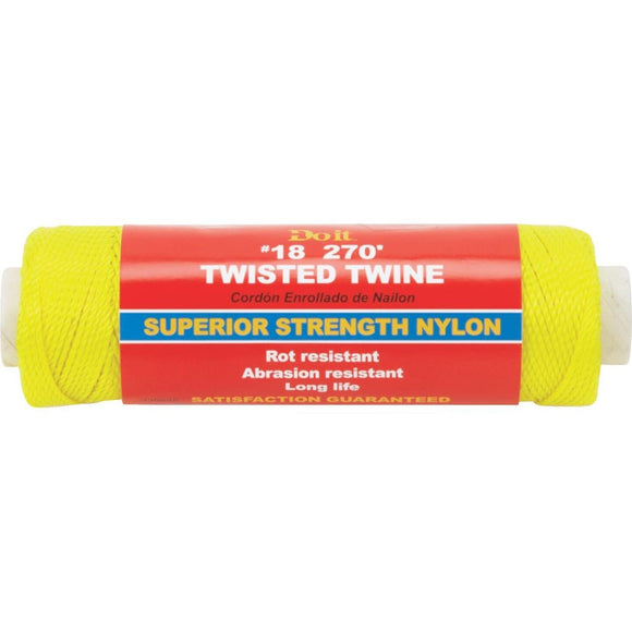 Do it #18 x 270 Ft. Yellow Nylon Twisted Twine