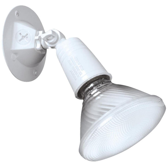 All-Pro White Incandescent Floodlight Fixture