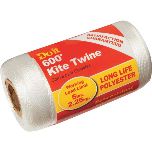 Do it 0.020 In. x 600 Ft. White Polyester Kite Twine