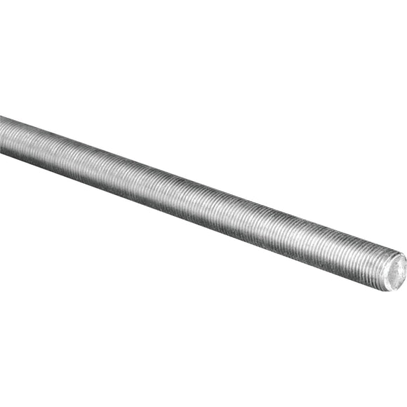 HILLMAN Steelworks 1/2 In. x 3 Ft. Steel Threaded Rod