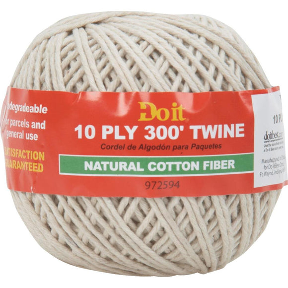Do it 10-Ply x 300 Ft. White Cotton Parcel Post Twine