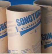 Sonoco Sonotube® Tube Base® footing forms (10