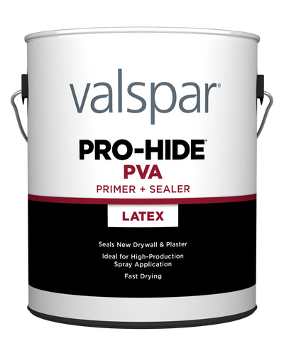Valspar® Pro-Hide® Interior PVA Primer 1 Gallon White (1 Gallon, White)