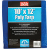 Do it Best Blue Woven 10 Ft. x 12 Ft. Medium Duty Poly Tarp