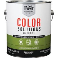 Do it Best Color Solutions 100% Acrylic Latex Self-Priming Semi-Gloss Exterior House Paint, Pastel Base, 1 Gal. (1 Gal)