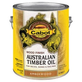 Australian Timber Oil Wood Stain Finish, Amberwood, Gallon