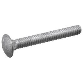 Carriage Bolts, Galvanized, 1/4 x 2-In., 100-Pk.