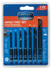 Century Drill And Tool 7 Piece Impact Pro Black Oxide Drill Bit Set