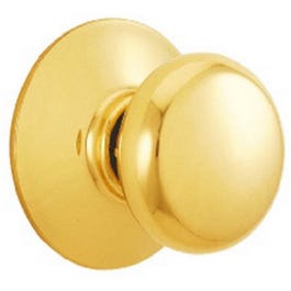 Plymouth Knob Hall and Closet Lock Schlage Finish: Antique Brass