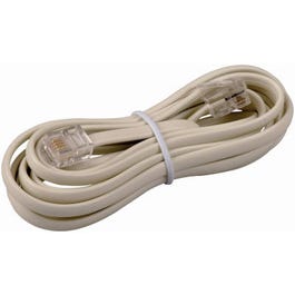 Phone-Line Cord, Ivory, 7-Ft.