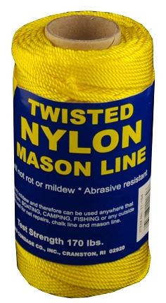 T.w Evans Cordage #18 Nylon Mason Line 275' Yellow (275', Yellow)