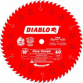 10-In. 60-TPI Diablo Fine Finish Blade