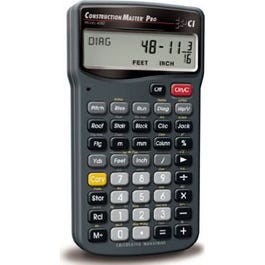 Master Pro Construction Calculator, With Case & Batteries