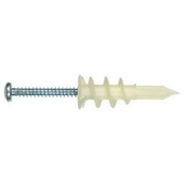 #8 Self-Drilling Hollow Wall Anchors, Zinc Plated, 2-Ct.