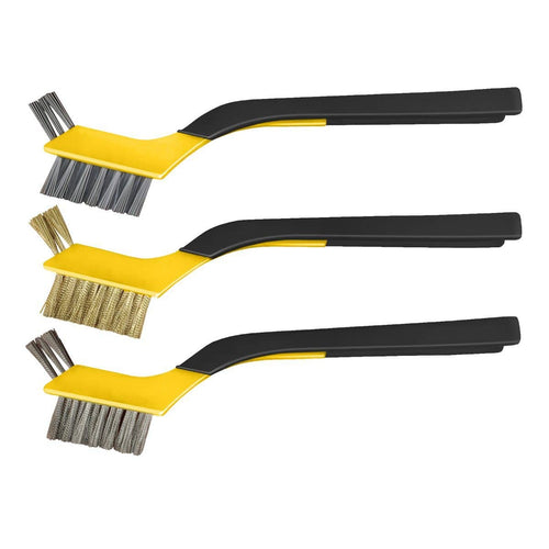 Allway Soft Grip Mini Brush Set, Clip-Strip, 1 set/labelled  1/2 in. W X 7 in. L