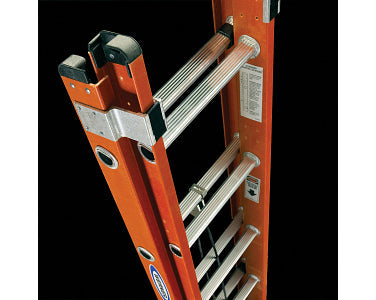 Werner 16ft Type IA Fiberglass D-Rung Extension Ladder D6216-2