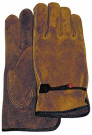 LARGE TAN SUEDE GLOVE