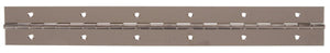 48X1-1/2  NICKEL PLATED CONT HINGE