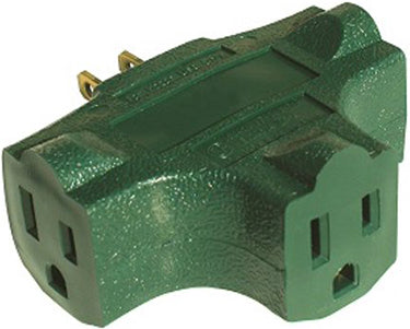 3 TAP GREEN 90 DEGREE ADAPTER