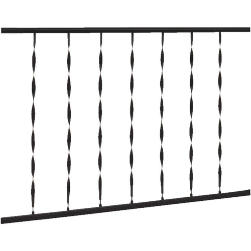 Gilpin Windsor 32 In. H. x 6 Ft. L. Wrought Iron Railing