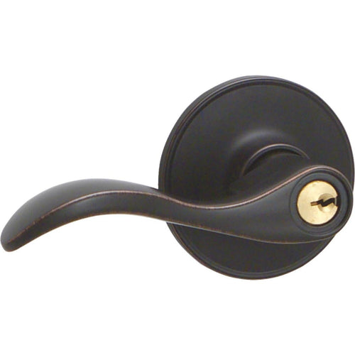 Dexter Aged Bronze Seville Entry Door Lever