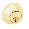 Dexter Bright Brass Single Cylinder Deadbolt