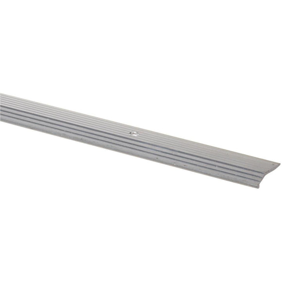 M D Building Products 3/4 In. x 3 Ft. Satin Silver Aluminum Fluted Tile Edging