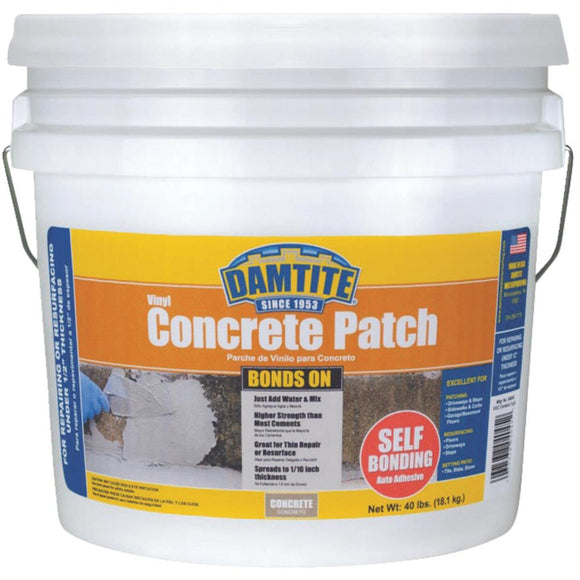 Damtite BondsOn 40 Lb. Gray Ready-to-Use Vinyl Concrete Patch