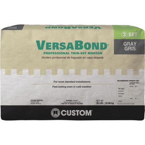 Custom Building Products VersaBond 50 Lb. Gray Fortified Thin-Set Mortar