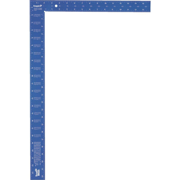 Empire True Blue 16 In. x 24 In. Aluminum High-Visibility Carpenter's Square