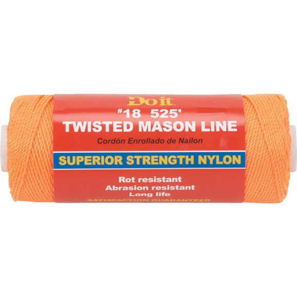 Do it 525 Ft. Fluorescent Orange Twisted Nylon Mason Line