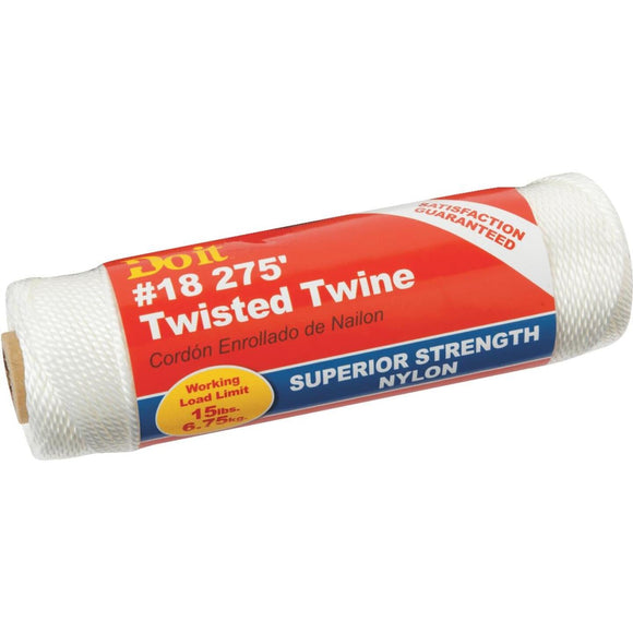 Do it #18 x 275 Ft. White Nylon Twisted Twine