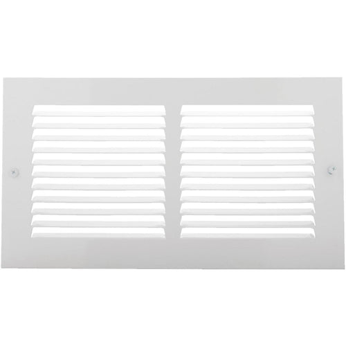 Home Impressions 6 In. x 12 In. Stamped Steel Return Air Grille