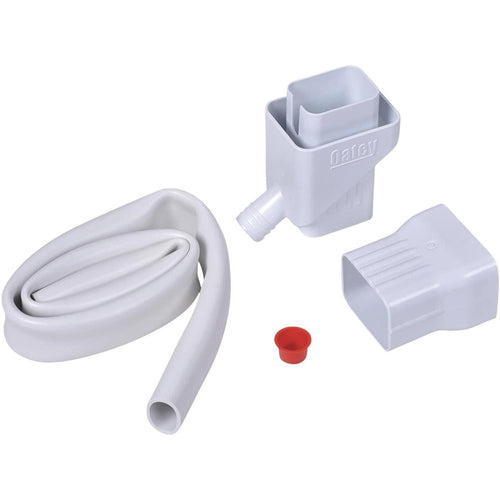 Oatey Mystic Rain White Plastic Water Downspout Diverter