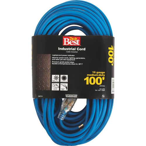 Do it Best 100 Ft. 16/3 Industrial Outdoor Extension Cord