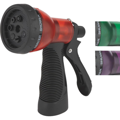 Best Garden Poly Translucent 7-Pattern Nozzle, Assorted Colors