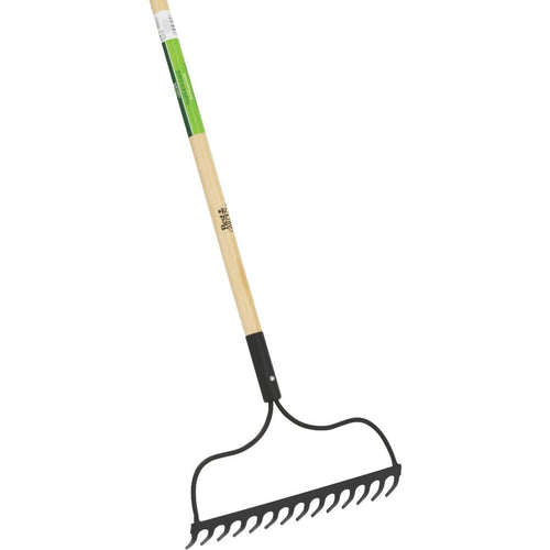 Best Garden 14 In. Steel Bow Garden Rake (14-Tine)