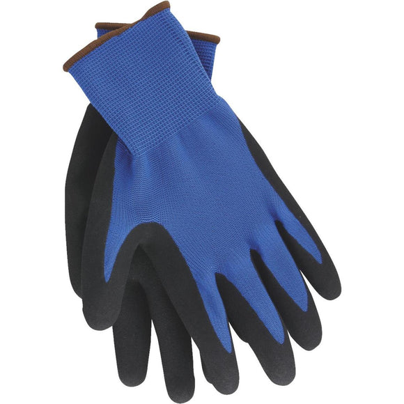 Do it Men's Large Grip Latex Coated Glove, Blue
