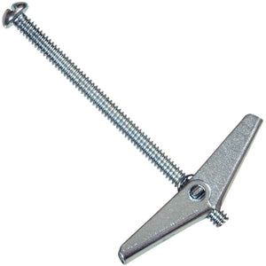 Hillman 1/4 In. Round Head 3 In. L Toggle Bolt Hollow Wall Anchor (6 Ct.)