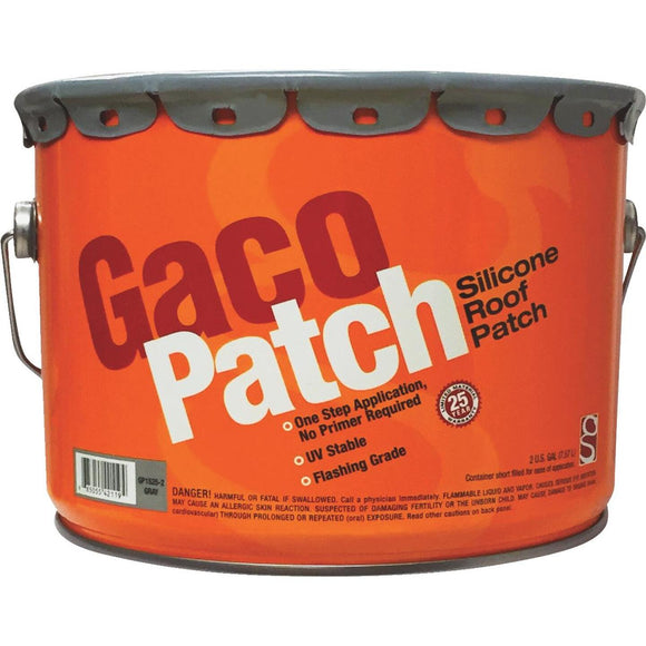 Gaco Western 2 Gal. Gray Silicone Roof Patch