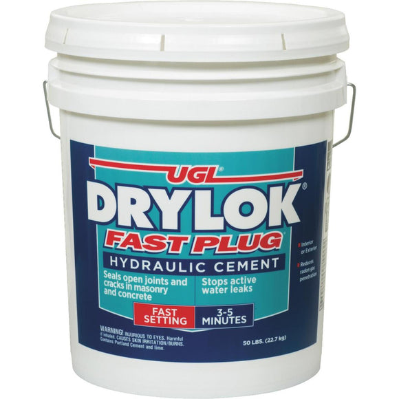 Drylok Fast Plug 50 Lb. Pail Hydraulic Cement