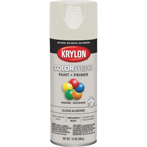 Krylon ColorMaxx 12 Oz. Gloss Spray Paint, Almond