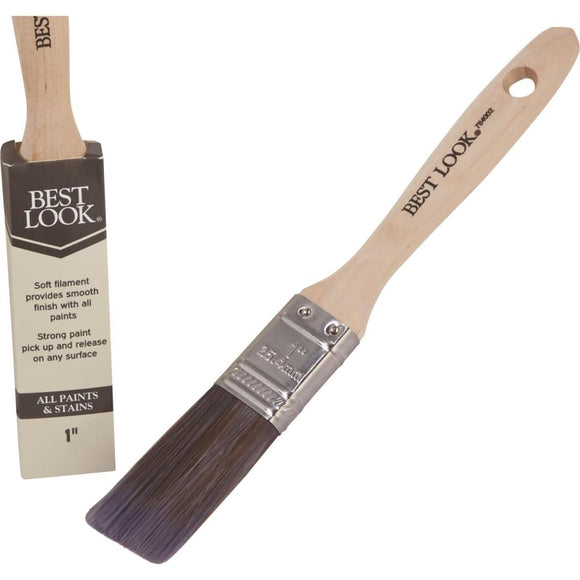 Best Look 1 In. Flat Polyester Paint Brush