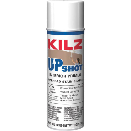 Kilz Upshot 10 Oz. Overhead Stain Sealer Spray, White