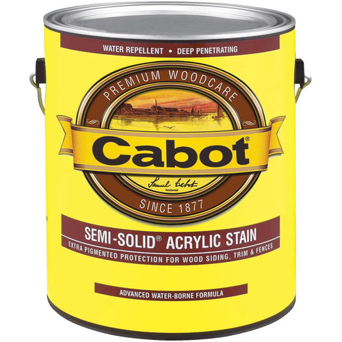 Cabot Semi-Solid Exterior Stain, Neutral Base, 1 Gal.